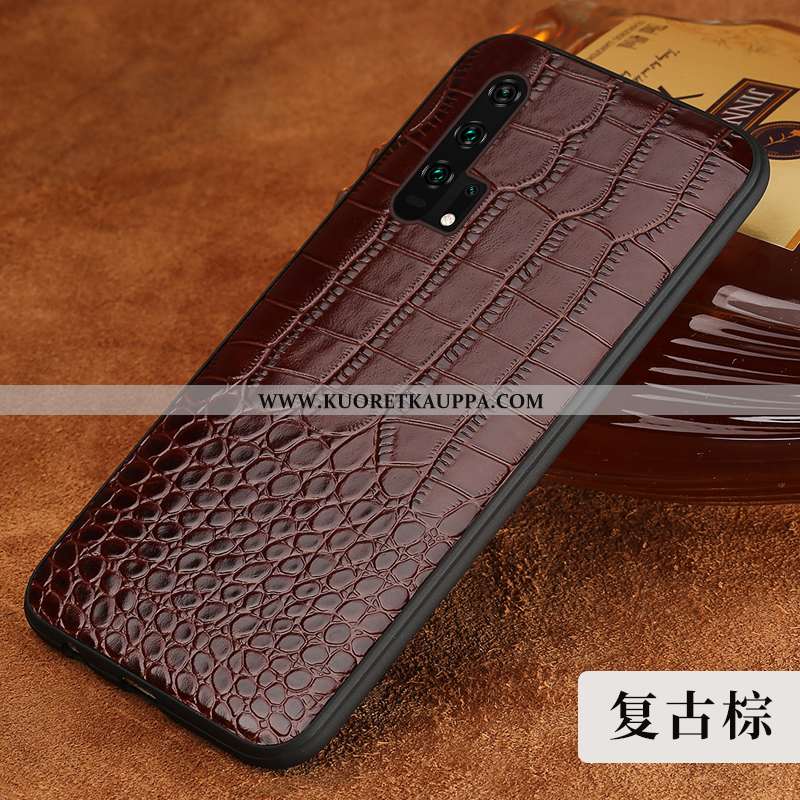 Kuori Honor 20 Pro, Kuoret Honor 20 Pro, Kotelo Honor 20 Pro Nahkakuori Ylellisyys Aito Nahka Liiket