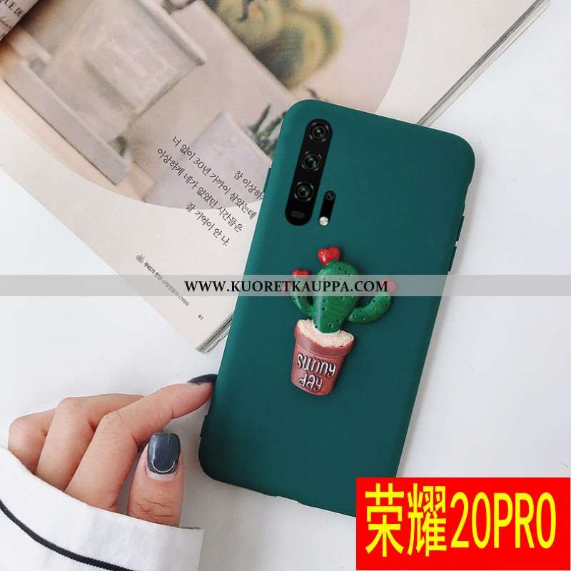 Kuori Honor 20 Pro, Kuoret Honor 20 Pro, Kotelo Honor 20 Pro Pehmeä Neste Silikoni Vihreä Persoonall