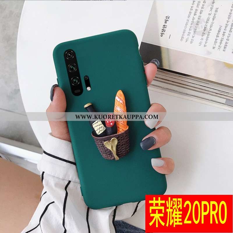 Kuori Honor 20 Pro, Kuoret Honor 20 Pro, Kotelo Honor 20 Pro Pehmeä Neste Silikoni Vihreä Persoonall