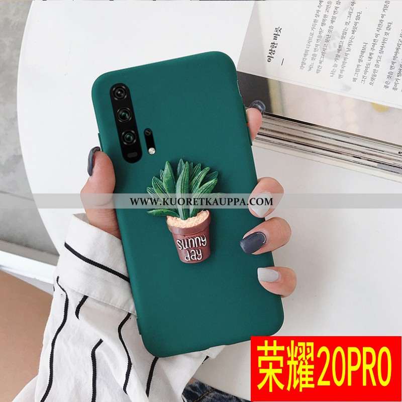 Kuori Honor 20 Pro, Kuoret Honor 20 Pro, Kotelo Honor 20 Pro Pehmeä Neste Silikoni Vihreä Persoonall