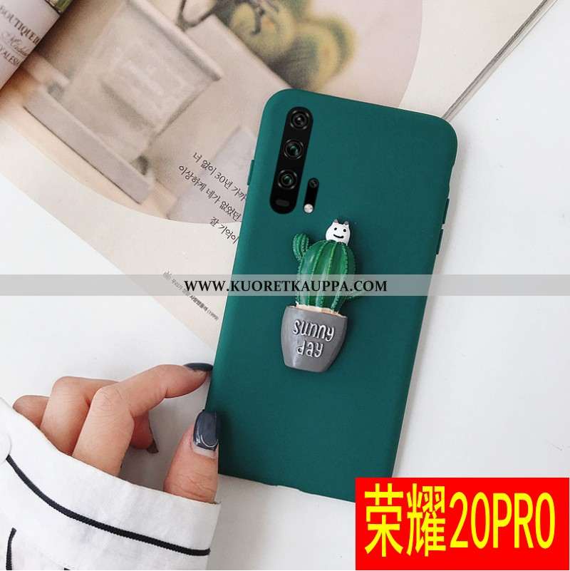Kuori Honor 20 Pro, Kuoret Honor 20 Pro, Kotelo Honor 20 Pro Pehmeä Neste Silikoni Vihreä Persoonall