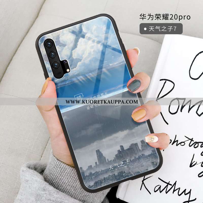 Kuori Honor 20 Pro, Kuoret Honor 20 Pro, Kotelo Honor 20 Pro Suuntaus Ultra Valo Lasi Net Red Harmaa