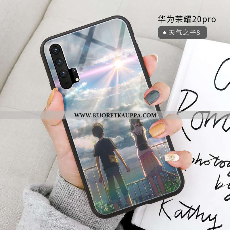 Kuori Honor 20 Pro, Kuoret Honor 20 Pro, Kotelo Honor 20 Pro Suuntaus Ultra Valo Lasi Net Red Harmaa