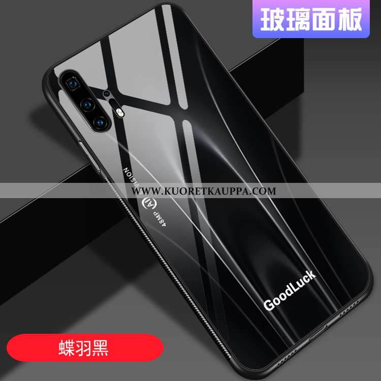 Kuori Honor 20 Pro, Kuoret Honor 20 Pro, Kotelo Honor 20 Pro Valo Silikoni Ultra Peili Net Red Musta