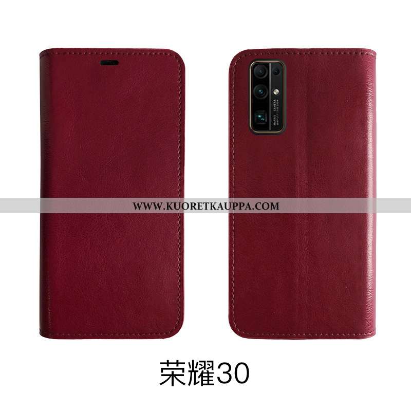 Kuori Honor 30, Kuoret Honor 30, Kotelo Honor 30 Aito Nahka Vuosikerta Kova Pehmeä Neste Mustat