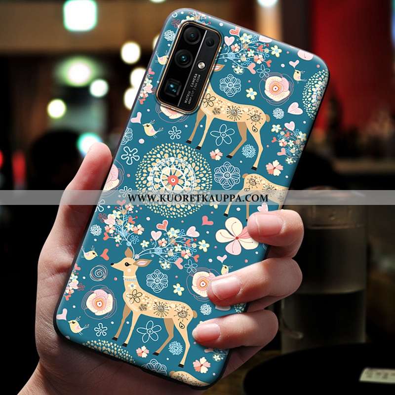 Kuori Honor 30, Kuoret Honor 30, Kotelo Honor 30 Kohokuviointi Silikoni Tummansininen Puhelimen Tumm