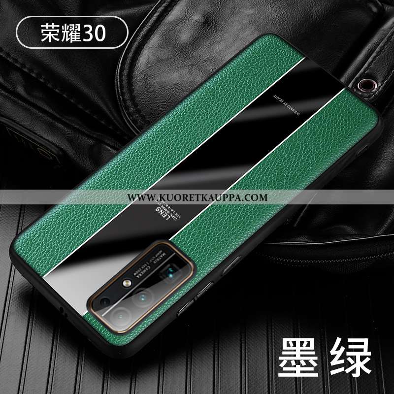 Kuori Honor 30, Kuoret Honor 30, Kotelo Honor 30 Nahkakuori Luova Murtumaton Puhelimen Vihreä
