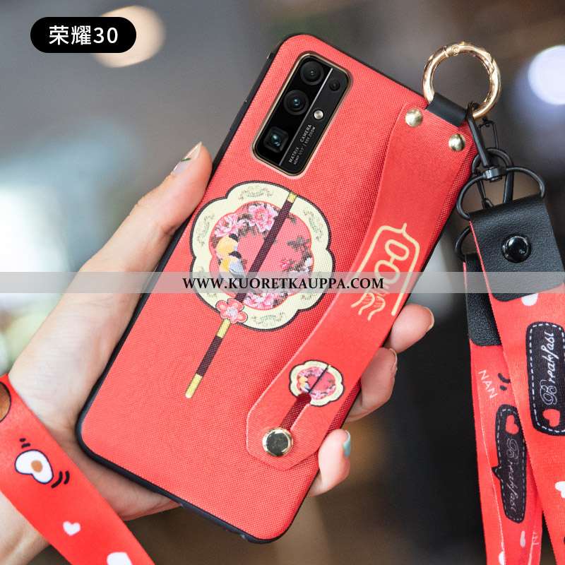 Kuori Honor 30, Kuoret Honor 30, Kotelo Honor 30 Silikoni Suojaus Kiinalainen Tyyli Luova Pinkki