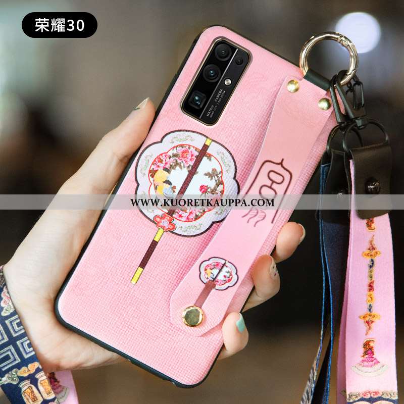 Kuori Honor 30, Kuoret Honor 30, Kotelo Honor 30 Silikoni Suojaus Kiinalainen Tyyli Luova Pinkki