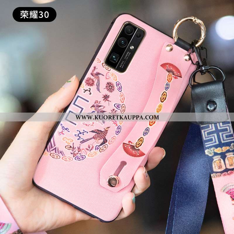 Kuori Honor 30, Kuoret Honor 30, Kotelo Honor 30 Silikoni Suojaus Kiinalainen Tyyli Luova Pinkki