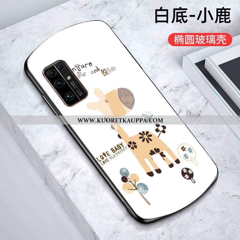 Kuori Honor 30, Kuoret Honor 30, Kotelo Honor 30 Suojaus Lasi All Inclusive Peili Sarjakuva Valkoine