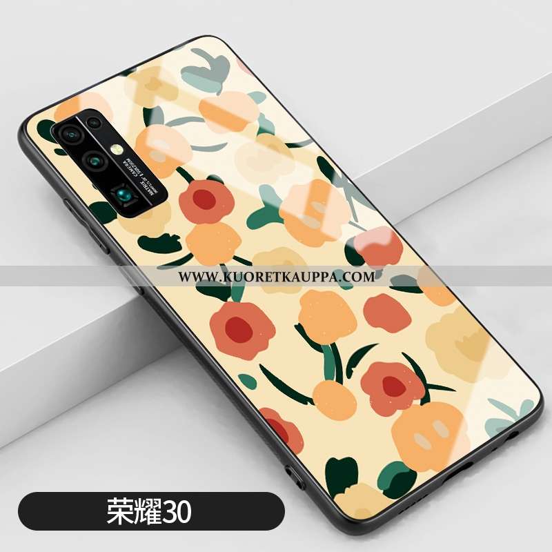 Kuori Honor 30, Kuoret Honor 30, Kotelo Honor 30 Suojaus Lasi Vuosikerta Keltainen Silikoni Keltaise