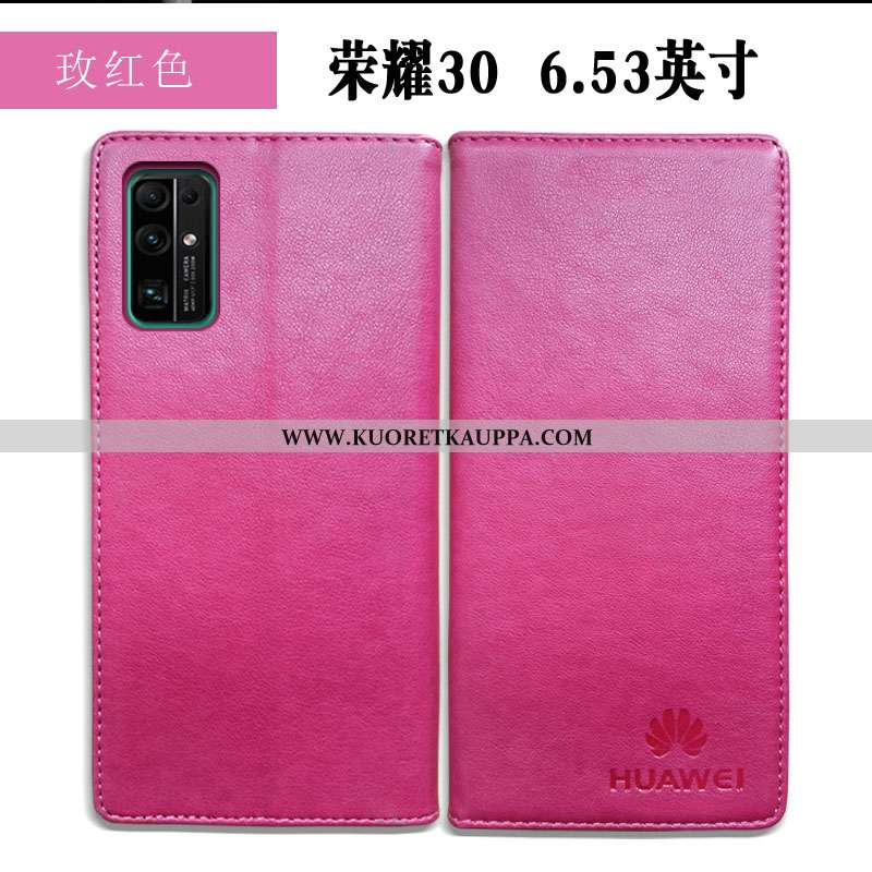 Kuori Honor 30, Kuoret Honor 30, Kotelo Honor 30 Suojaus Nahkakuori Tummansininen Yksinkertainen Mur