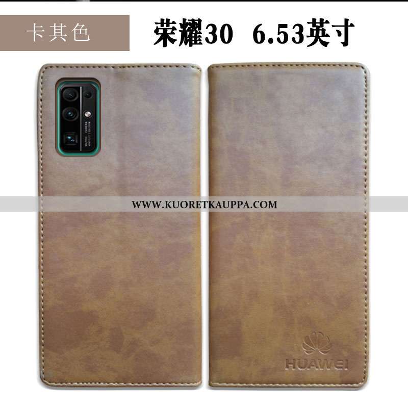 Kuori Honor 30, Kuoret Honor 30, Kotelo Honor 30 Suojaus Nahkakuori Tummansininen Yksinkertainen Mur