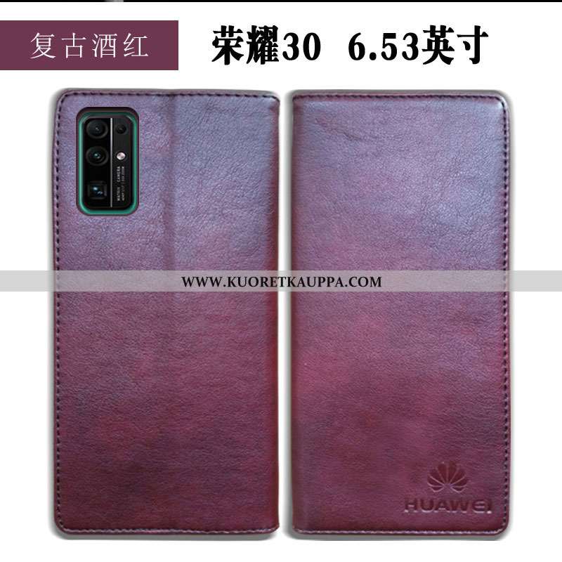 Kuori Honor 30, Kuoret Honor 30, Kotelo Honor 30 Suojaus Nahkakuori Tummansininen Yksinkertainen Mur