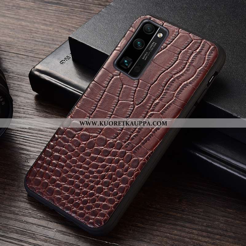 Kuori Honor 30 Pro, Kuoret Honor 30 Pro, Kotelo Honor 30 Pro Nahkakuori Kukkakuvio Krokotiili Suojau