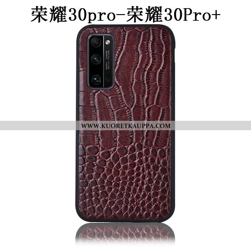 Kuori Honor 30 Pro, Kuoret Honor 30 Pro, Kotelo Honor 30 Pro Nahkakuori Kukkakuvio Krokotiili Suojau