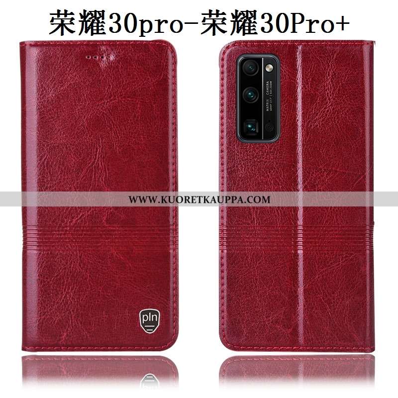 Kuori Honor 30 Pro, Kuoret Honor 30 Pro, Kotelo Honor 30 Pro Nahkakuori Suojaus Murtumaton Pinkki