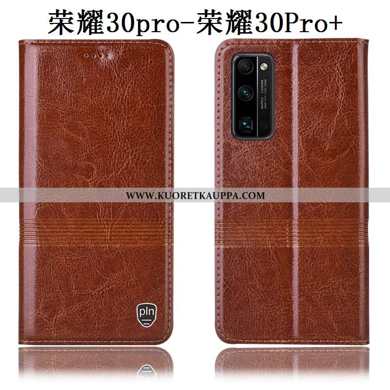 Kuori Honor 30 Pro, Kuoret Honor 30 Pro, Kotelo Honor 30 Pro Nahkakuori Suojaus Murtumaton Pinkki