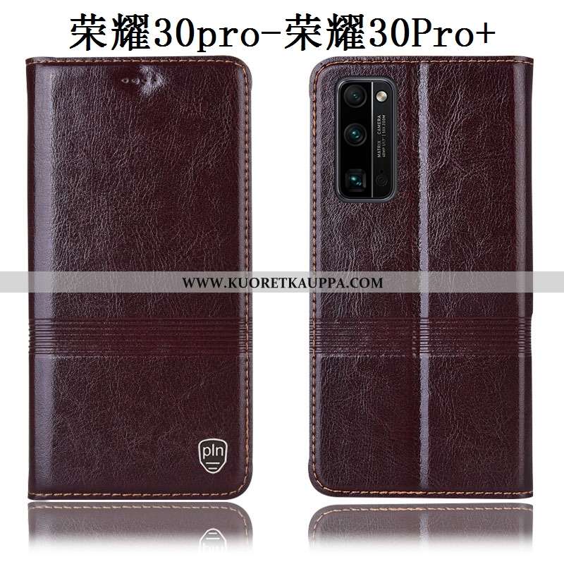 Kuori Honor 30 Pro, Kuoret Honor 30 Pro, Kotelo Honor 30 Pro Nahkakuori Suojaus Murtumaton Pinkki