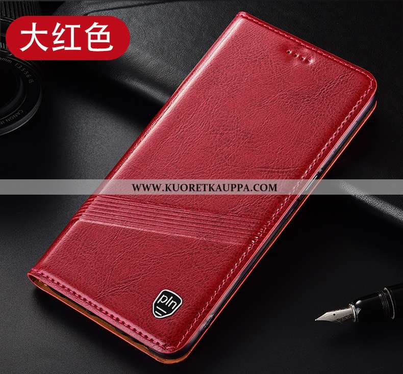 Kuori Honor 30 Pro, Kuoret Honor 30 Pro, Kotelo Honor 30 Pro Nahkakuori Suojaus Viini Punainen Murtu