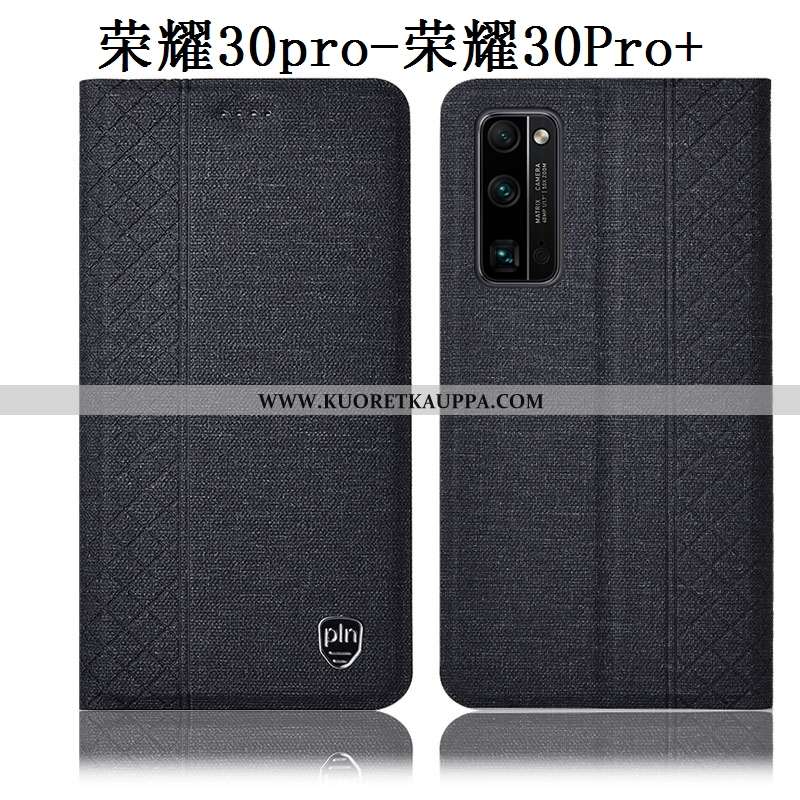 Kuori Honor 30 Pro, Kuoret Honor 30 Pro, Kotelo Honor 30 Pro Pellava Nahkakuori All Inclusive Suojau
