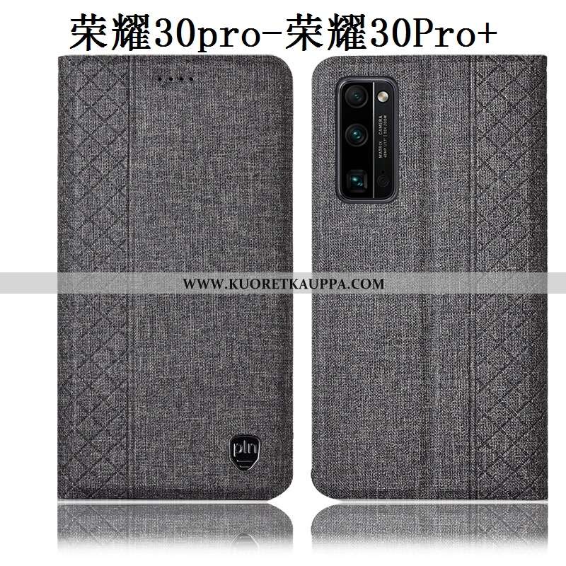 Kuori Honor 30 Pro, Kuoret Honor 30 Pro, Kotelo Honor 30 Pro Pellava Nahkakuori All Inclusive Suojau