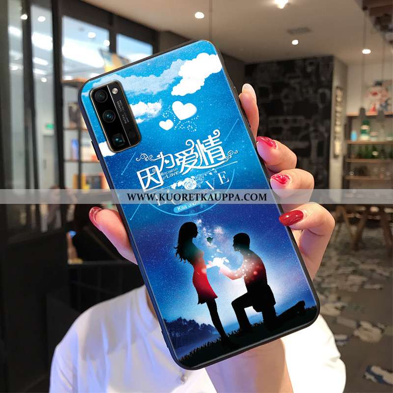 Kuori Honor 30 Pro, Kuoret Honor 30 Pro, Kotelo Honor 30 Pro Pesty Suede Persoonallisuus Valo Kiinal