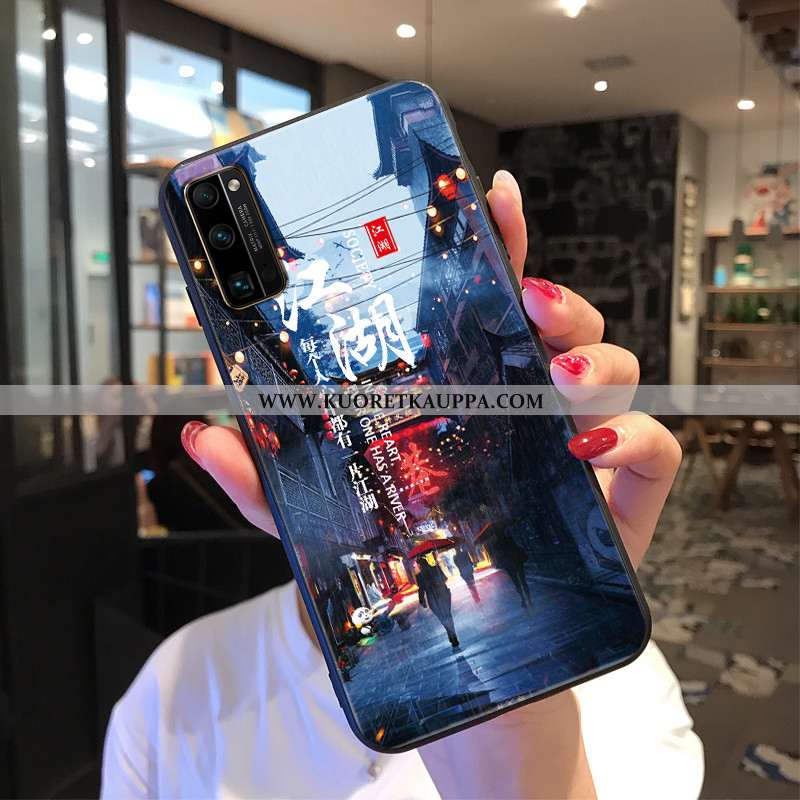 Kuori Honor 30 Pro, Kuoret Honor 30 Pro, Kotelo Honor 30 Pro Pesty Suede Persoonallisuus Valo Kiinal