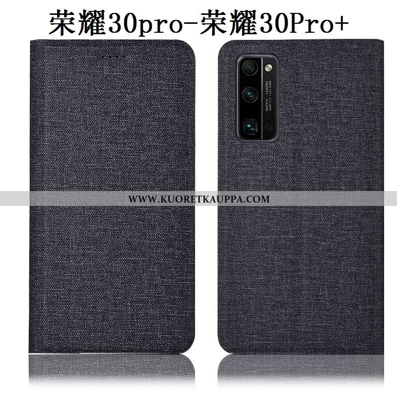Kuori Honor 30 Pro, Kuoret Honor 30 Pro, Kotelo Honor 30 Pro Suojaus Pellava Nahkakuori Murtumaton H