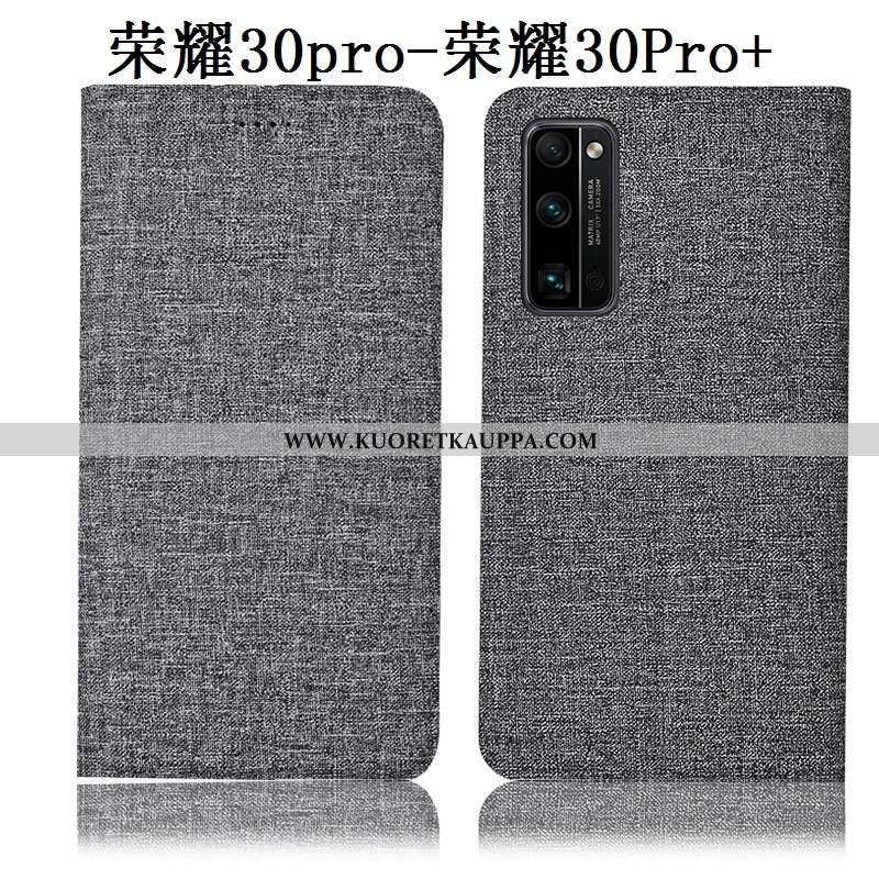 Kuori Honor 30 Pro, Kuoret Honor 30 Pro, Kotelo Honor 30 Pro Suojaus Pellava Nahkakuori Murtumaton H