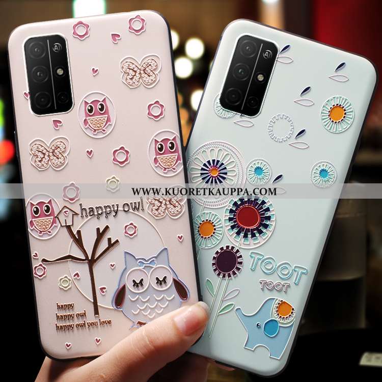 Kuori Honor 30s, Kuoret Honor 30s, Kotelo Honor 30s Kohokuviointi Suojaus Jauhe Puhelimen Pinkki