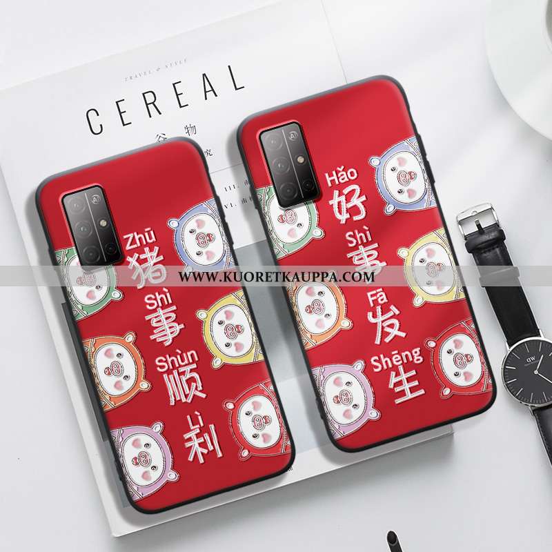 Kuori Honor 30s, Kuoret Honor 30s, Kotelo Honor 30s Kohokuviointi Ultra All Inclusive Luova Punainen