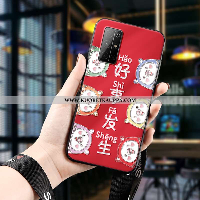 Kuori Honor 30s, Kuoret Honor 30s, Kotelo Honor 30s Kohokuviointi Ultra All Inclusive Luova Punainen