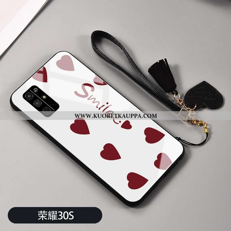 Kuori Honor 30s, Kuoret Honor 30s, Kotelo Honor 30s Lasi Persoonallisuus Suojaus Punainen Murtumaton