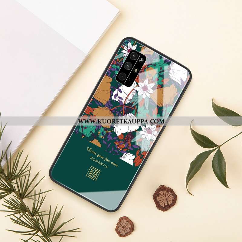 Kuori Honor 30s, Kuoret Honor 30s, Kotelo Honor 30s Luova Silikoni Net Red Puhelimen Vihreä