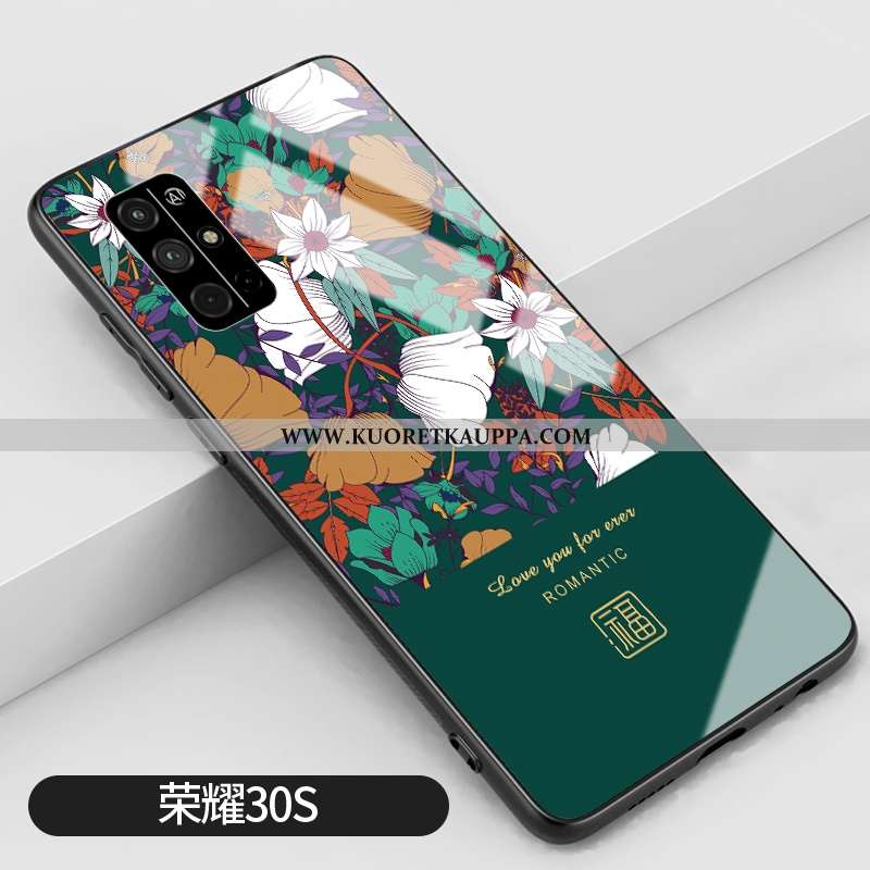 Kuori Honor 30s, Kuoret Honor 30s, Kotelo Honor 30s Luova Silikoni Net Red Puhelimen Vihreä