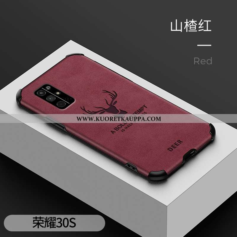 Kuori Honor 30s, Kuoret Honor 30s, Kotelo Honor 30s Nahka Kukkakuvio Puhelimen Suojaus Harmaa