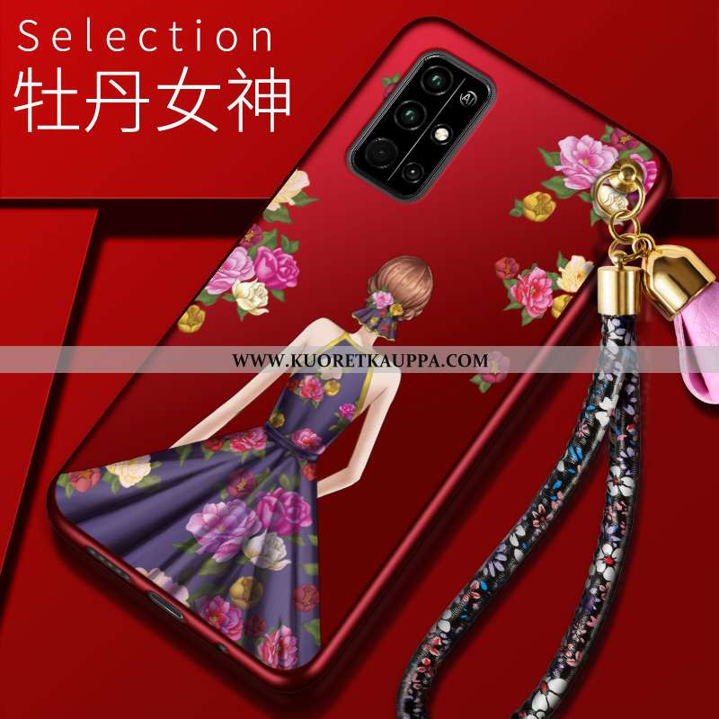 Kuori Honor 30s, Kuoret Honor 30s, Kotelo Honor 30s Pehmeä Neste Suojaus Puhelimen Punainen