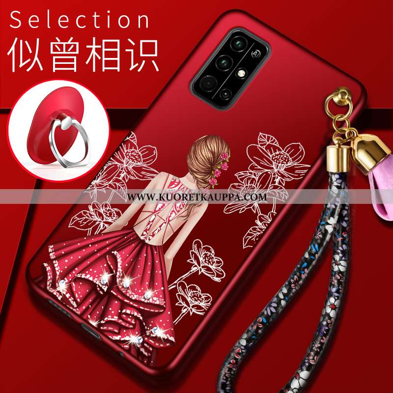 Kuori Honor 30s, Kuoret Honor 30s, Kotelo Honor 30s Pehmeä Neste Suojaus Puhelimen Punainen