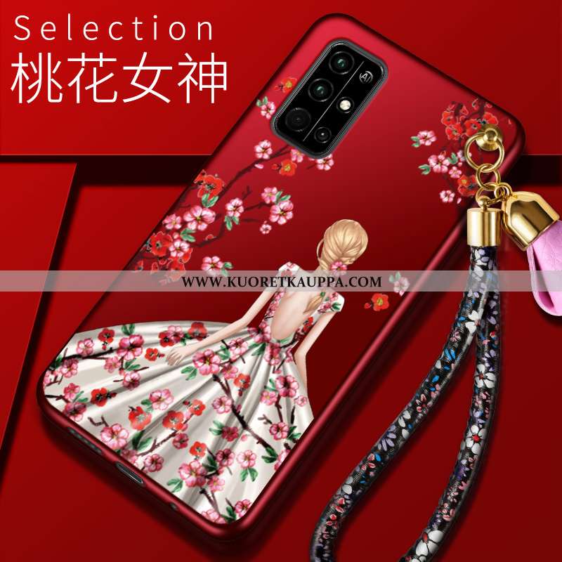 Kuori Honor 30s, Kuoret Honor 30s, Kotelo Honor 30s Pehmeä Neste Suojaus Puhelimen Punainen