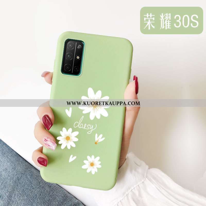 Kuori Honor 30s, Kuoret Honor 30s, Kotelo Honor 30s Persoonallisuus Luova Silikoni Puhelimen Vihreä