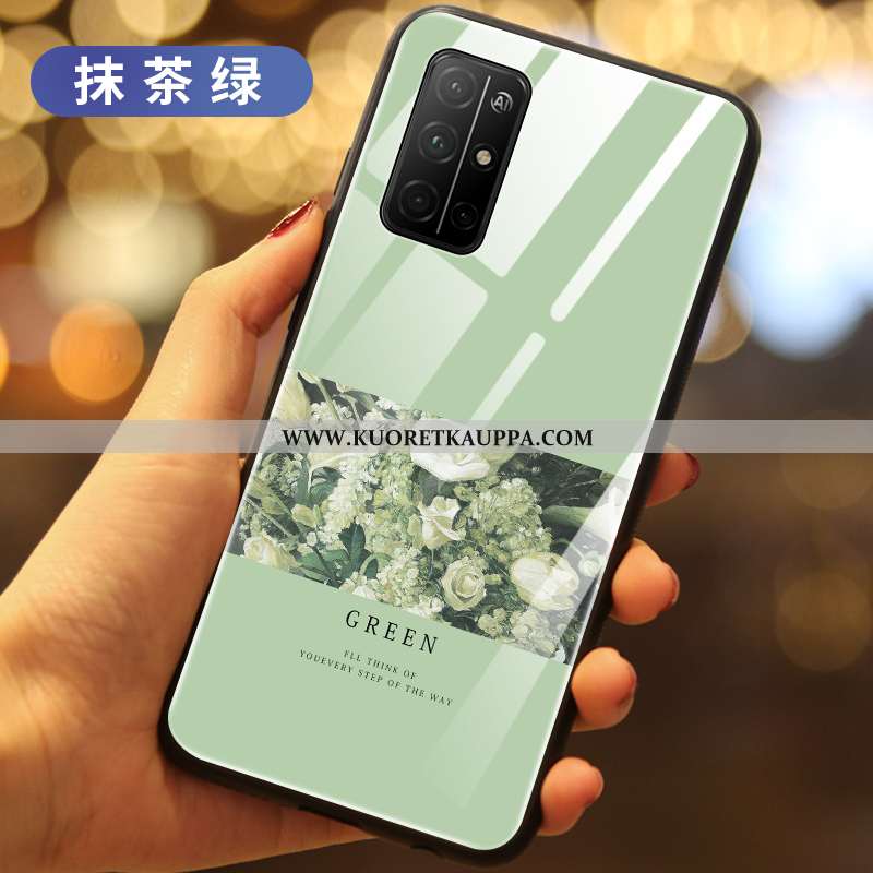 Kuori Honor 30s, Kuoret Honor 30s, Kotelo Honor 30s Silikoni Lasi Valkoinen Net Red