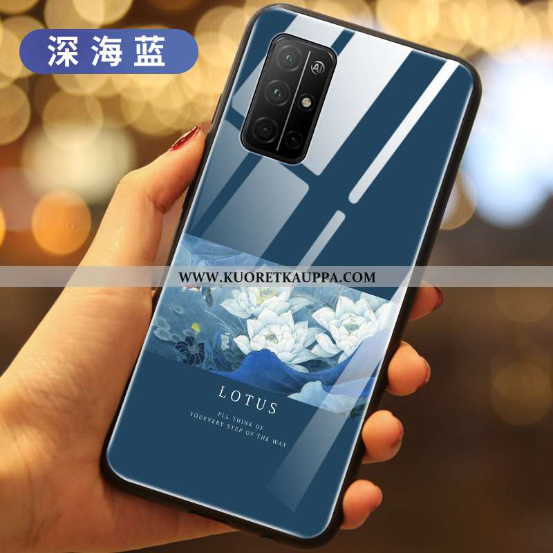 Kuori Honor 30s, Kuoret Honor 30s, Kotelo Honor 30s Silikoni Lasi Valkoinen Net Red