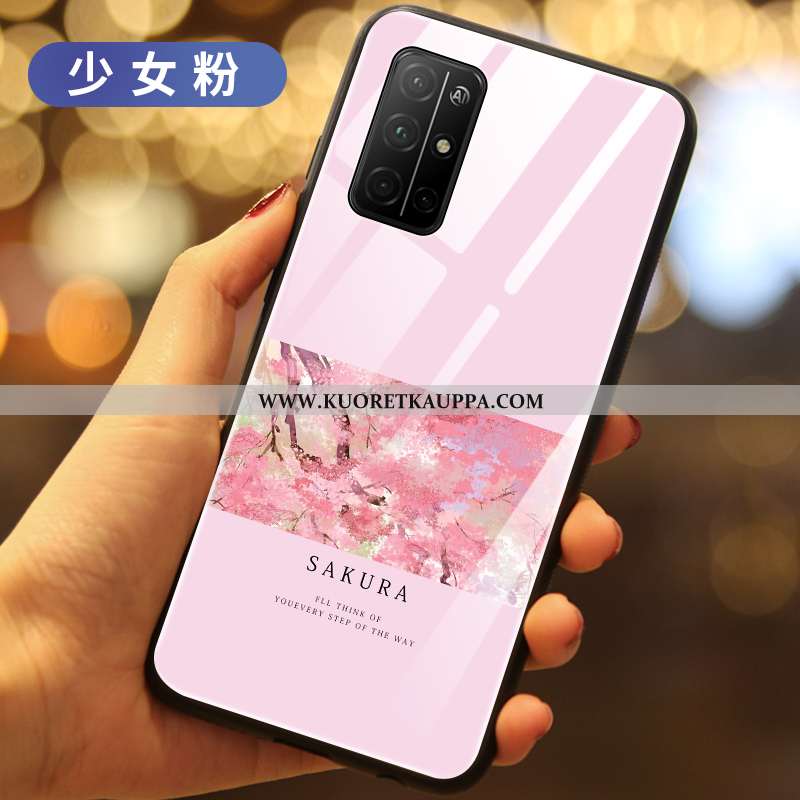 Kuori Honor 30s, Kuoret Honor 30s, Kotelo Honor 30s Silikoni Lasi Valkoinen Net Red