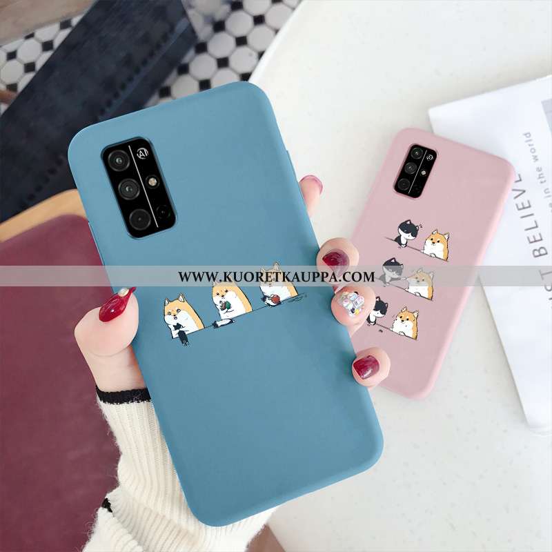 Kuori Honor 30s, Kuoret Honor 30s, Kotelo Honor 30s Silikoni Persoonallisuus Sininen Pehmeä Neste Lu