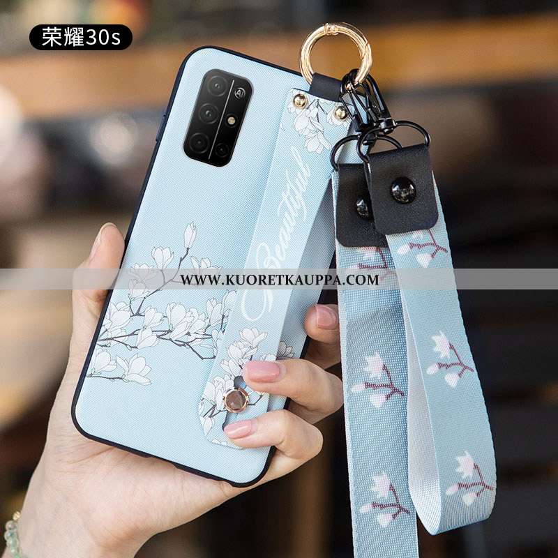 Kuori Honor 30s, Kuoret Honor 30s, Kotelo Honor 30s Silikoni Suojaus Luova Tuuli Valkoinen