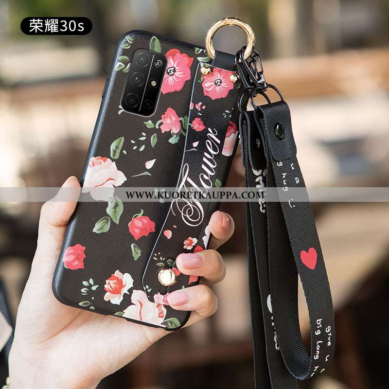 Kuori Honor 30s, Kuoret Honor 30s, Kotelo Honor 30s Silikoni Suojaus Luova Tuuli Valkoinen