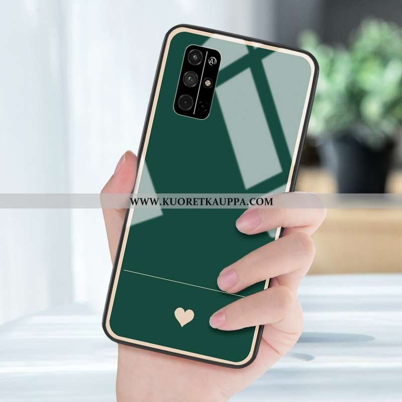 Kuori Honor 30s, Kuoret Honor 30s, Kotelo Honor 30s Suojaus Lasi Silikoni Pieni Vihreä