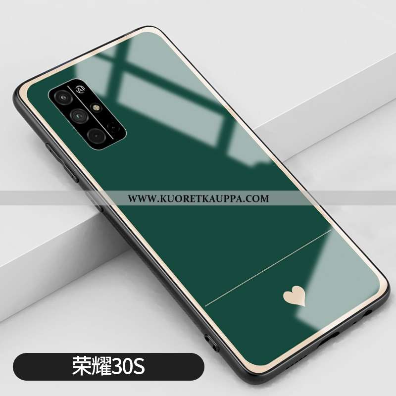 Kuori Honor 30s, Kuoret Honor 30s, Kotelo Honor 30s Suojaus Lasi Silikoni Pieni Vihreä